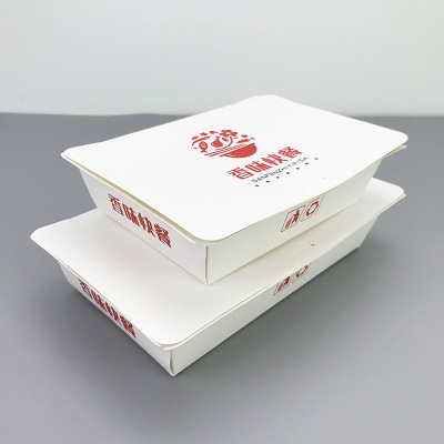 帶蓋打（dǎ）包紙飯盒