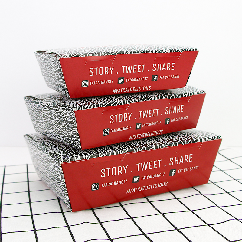 方形（xíng）外賣立體紙餐盒